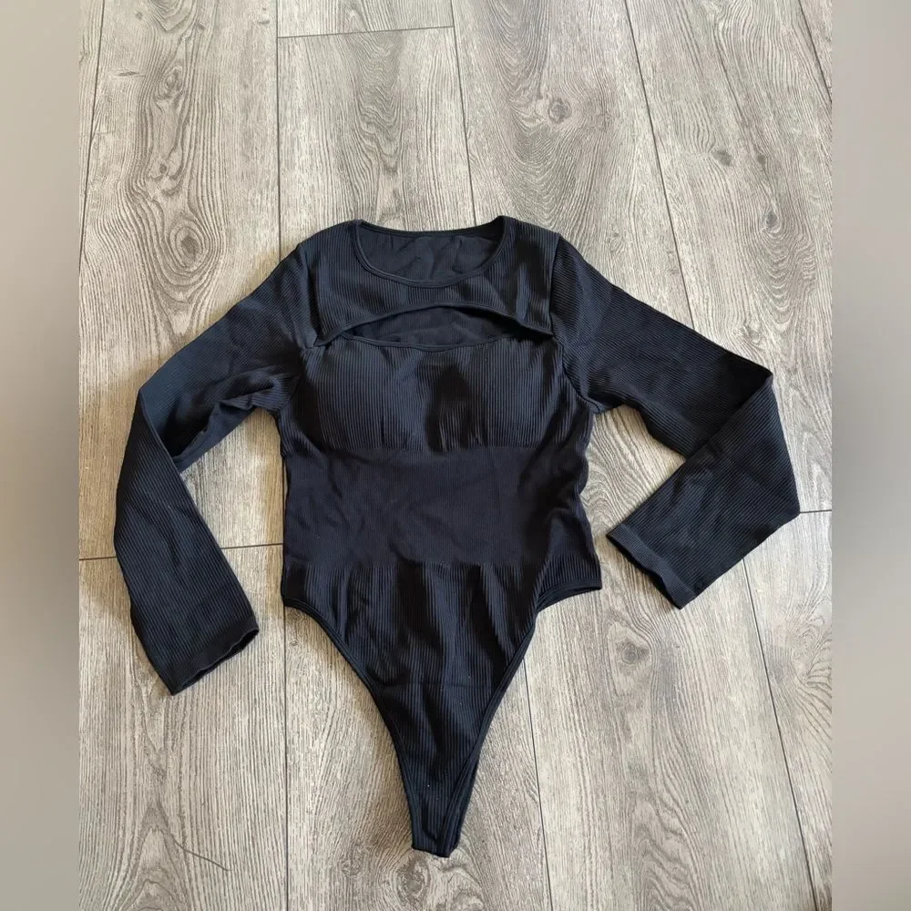 Stylish Black One Piece NWOT